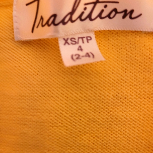 💙 Three Ladies Tradition Petite XS/TP 4P Knit Short Sleeved To - Picture 4 of 13